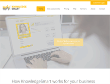 Tablet Screenshot of knowledgesmart.net